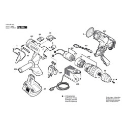 Bosch Parts for Cordless Drill PSB 12 VE-2