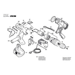 Bosch Parts for Cordles Drill PSB 14,4 VE-2