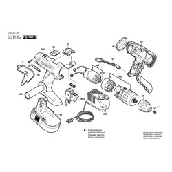 Bosch Parts for Cordles Drill PSB 18 VE-2