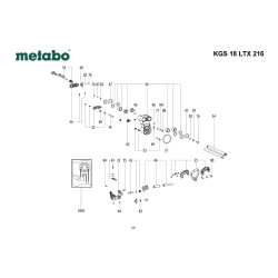 Ricambi Metabo per Troncatrice a Batteria KGS 18 LTX 216