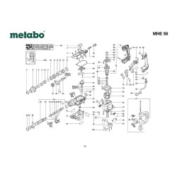 Metabo Spare Parts for Combination Hammer MHE 56