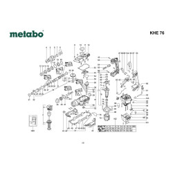 Metabo Spare Parts for Combination Hammer KHE 76