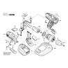 Bosch Spare Parts for Cordless Drill PSR 18 LI-2