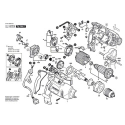 Bosch Spare Parts for Percussion Drills PSB 1000 RPE