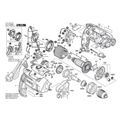 Bosch Spare Parts for Percussion Drills PSB 1000 RCA