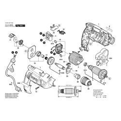 Ricambi Bosch per Trapani Avvitatori a Batteria GSR 10,8 V-LI-2