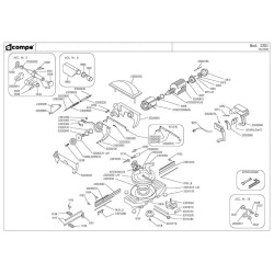 Ricambi Compa-OMS per Troncatrice 2301/XL/MAXIMA