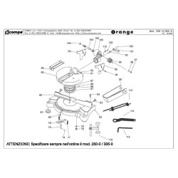 Compa-OMS Spare Parts for Portable Saws Orange 250