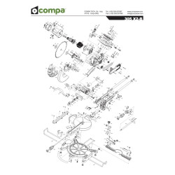 Compa-OMS Spare Parts for Portable Saws SLIDER 305X2B