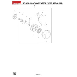 Ricambi Dolmar per Atomizzatore Spalleggiato SP-7650.4R
