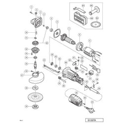 Ricambi Hitachi per Smerigliatrice Angolare G12STA