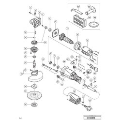 Hitachi Spare Parts for Angle Grinder G12SR4