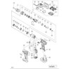 Hitachi Spare Parts for Cordless Screwdriver DS10DFL