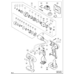 Ricambi Hitachi per Avvitatore a Batteria DB10DL