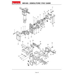 Makita Spare Parts for Hammer HM1400