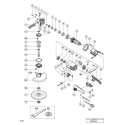Hitachi Spare Parts for Angle Grinder G23SF2