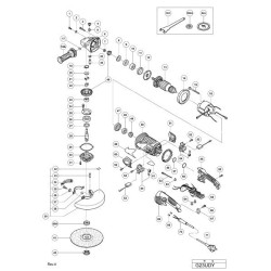 Ricambi Hitachi per Smerigliatrice Angolare G23UDY