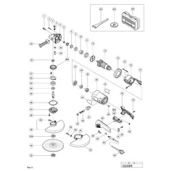 Hitachi Spare Parts for Angle Grinder G23SR