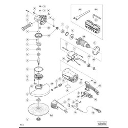 Ricambi Hitachi per Smerigliatrice Angolare G23SW