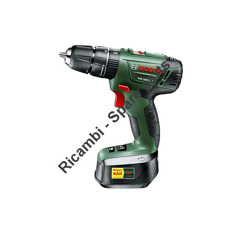 Bosch Spare Parts for Cordless Impact Drill PSB 1800 LI-2