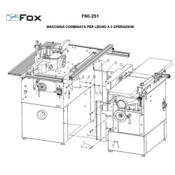 Fox Spare Parts for Combination Machine for Wood F60251