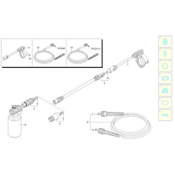 Black&Decker Spare Parts for Pressure Washer PW 1400 B - 12340