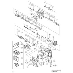 Ricambi Hitachi per Tassellatore a Batteria DH25DL