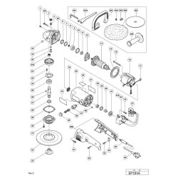 Ricambi Hitachi per Levigatrice Lucidatrice SP18VA