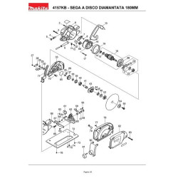 Makita Spare Parts for Dustless Cutter Dry Cutting 4157KB