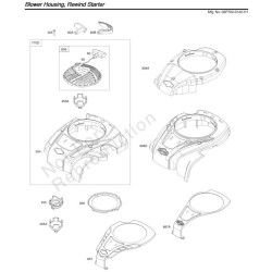 Motore B&S-Series 550 OHV-Albero 22x60