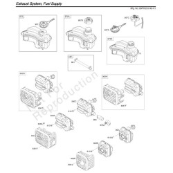 Briggs & Stratton Spare Parts for Engine Series 550 OHV-Shaft 22x60