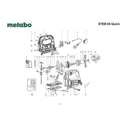 Metabo Spare Parts for Jig Saw STEB 65 Quick
