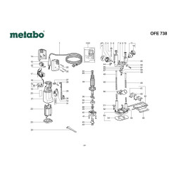 Metabo Spare Parts for Router OFE 738