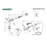 Ricambi Metabo per Smerigliatrice Angolare WE 26-230 MVT