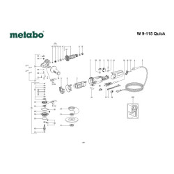 Ricambi Metabo per Smerigliatrici Angolari L 3709-L10-10-LE 9-10