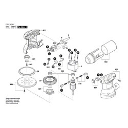 Skil Spare Parts for Rotoorbital Sander 7420