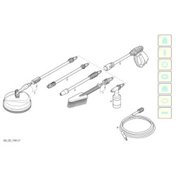 Ricambi Black&Decker per Idropulitrice PW 1400 K X-TRA – 13542