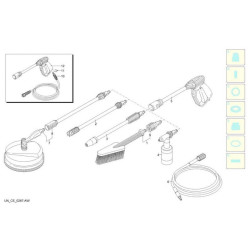 Ricambi Black&Decker per Idropulitrice PW 1400 K X-TRA - 12935