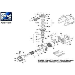 FIAC Spare Parts for Pump Unit GM 193