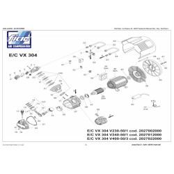 Ricambi Fiac per Gruppo Pompante VX 304