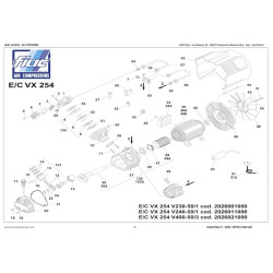 Ricambi Fiac per Gruppo Pompante VX 254