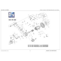 FIAC Spare Parts for Pump Unit VX 422