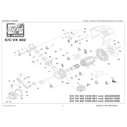 Ricambi Fiac per Gruppo Pompante VX 402
