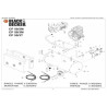 Ricambi Black & Decker per Compressore CP 50 2M 3M 3T