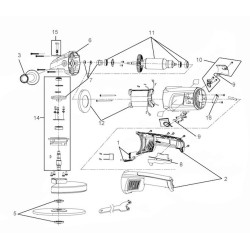 Valex Spare Parts for Angle Grinder SA200