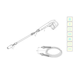 Ricambi per Idropulitrice ARSG Top Wash S 100 T - 20435