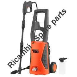 Black&Decker Spare Parts for Pressure Washer PW 1400 TDK - 12902