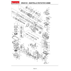 Makita Spare Parts for Rotary Hammer HR4013C