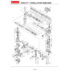 Makita Spare Parts for Rotary Hammer HR2811FT