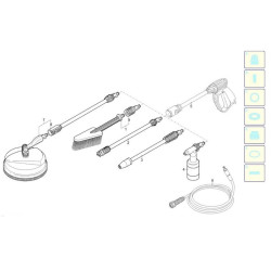 Ricambi Black&Decker per Idropulitrice PW 1400 K PLUS – 12638